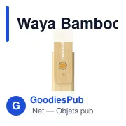 Clé USB personnalisable Waya Bamboo 8 Go avec logo - Miniature 1