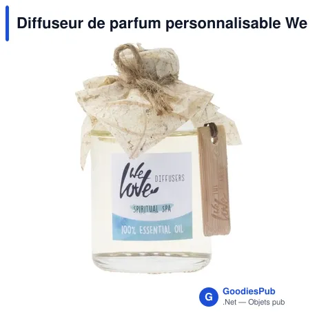 Diffuseur de parfum personnalisable We Love The Planet - 50 mlavec logo