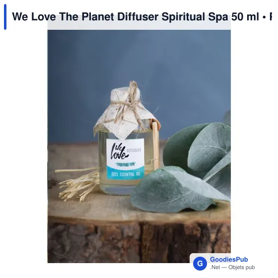 Diffuseur de parfum personnalisable We Love The Planet - 50 mlavec logo - Image 2