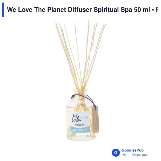 Diffuseur de parfum personnalisable We Love The Planet - 50 mlavec logo - Image 5