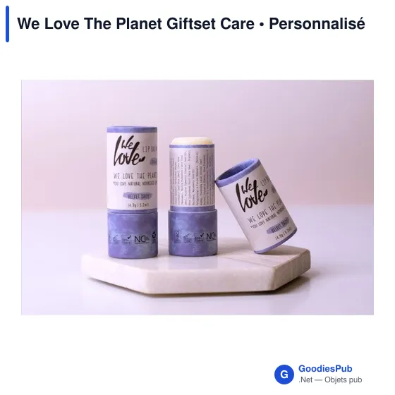 Coffret cadeau de soins personnalisable avec logo - We Love The Planet - Image 2