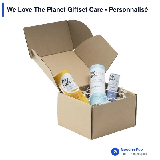 Coffret cadeau de soins personnalisable avec logo - We Love The Planet - Image 5