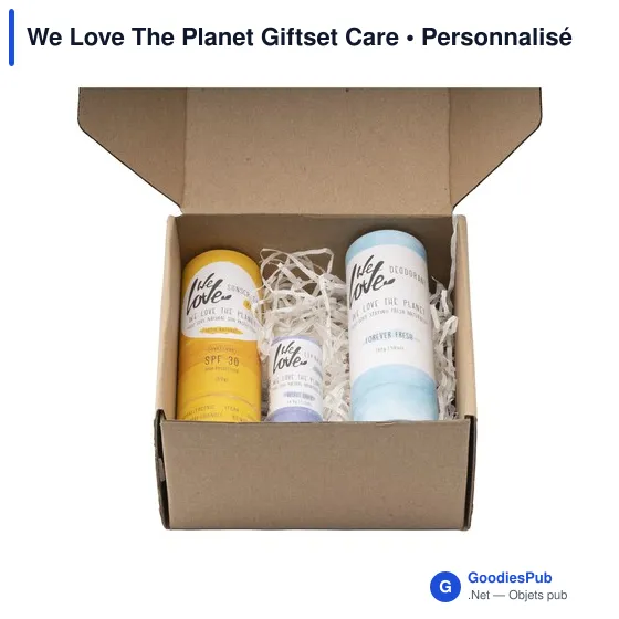 Coffret cadeau de soins personnalisable avec logo - We Love The Planet - Image 6