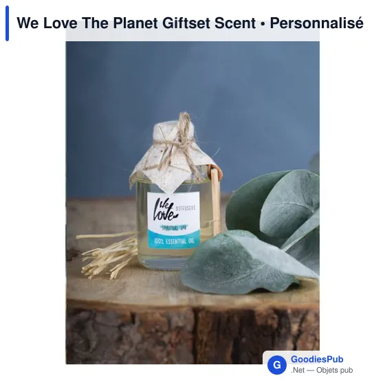 Coffret cadeau parfumé personnalisable avec logo - We Love The Planet - Image 2