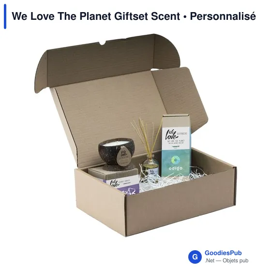 Coffret cadeau parfumé personnalisable avec logo - We Love The Planet - Image 3