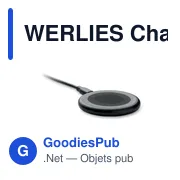 WERLIES Chargeur sans fil 3 en 1 15W - Miniature 1