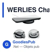 WERLIES Chargeur sans fil 3 en 1 15W - Miniature 2
