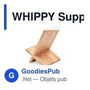 WHIPPY Support de téléphone en bambou - Miniature 2