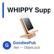 WHIPPY Support de téléphone en bambou - Miniature 3
