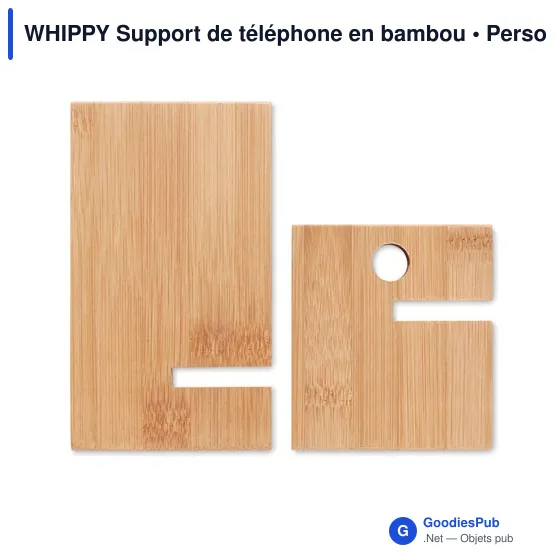 WHIPPY Support de téléphone en bambou - Image 4