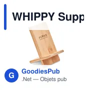 WHIPPY Support de téléphone en bambou - Miniature 5