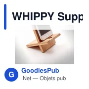 WHIPPY Support de téléphone en bambou - Miniature 7