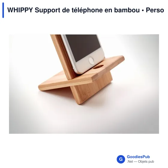 WHIPPY Support de téléphone en bambou - Image 7