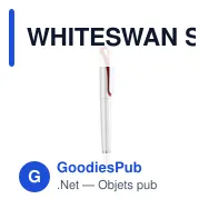 WHITESWAN Stylo à bille Twist en ABS - Miniature 1