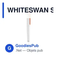 WHITESWAN Stylo à bille Twist en ABS - Miniature 6