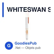 WHITESWAN Stylo à bille Twist en ABS - Miniature 7