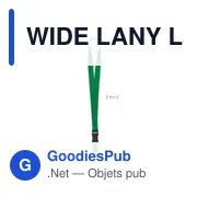 WIDE LANY Lanyard crochet métal 25mm - Miniature 8