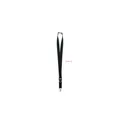 Variante noir - WIDE LANY Lanyard crochet métal 25mm