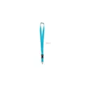 Variante turquoise - WIDE LANY Lanyard crochet métal 25mm
