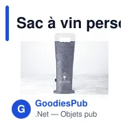 Sac à vin personnalisable Wine Bag-to-Give GRS RPET avec logo - Miniature 6