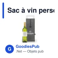 Sac à vin personnalisable Wine Bag-to-Give GRS RPET avec logo - Miniature 8