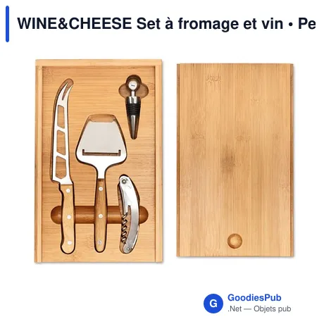 WINE&CHEESE Set à fromage et vin