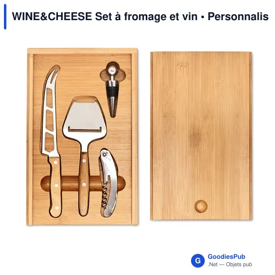 WINE&CHEESE Set à fromage et vin - Image 1