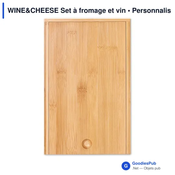 WINE&CHEESE Set à fromage et vin - Image 2