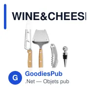 WINE&CHEESE Set à fromage et vin - Miniature 3