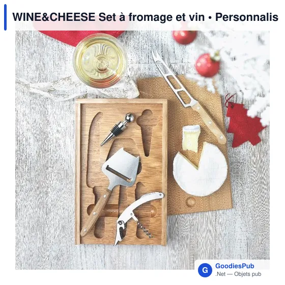 WINE&CHEESE Set à fromage et vin - Image 5