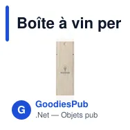 Boîte à vin personnalisable en bois avec logo - WineWood - Miniature 4
