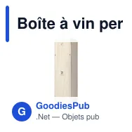 Boîte à vin personnalisable en bois avec logo - WineWood - Miniature 6