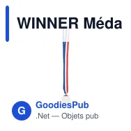 WINNER Médaille 5cm de diamètre - Miniature 3