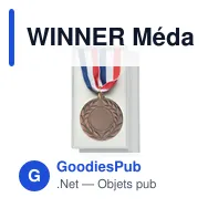 WINNER Médaille 5cm de diamètre - Miniature 4