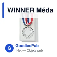 WINNER Médaille 5cm de diamètre - Miniature 5