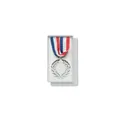Variante argenté mat - WINNER Médaille 5cm de diamètre