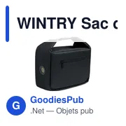 Sac isotherme personnalisable WINTRY avec logo - Miniature 1
