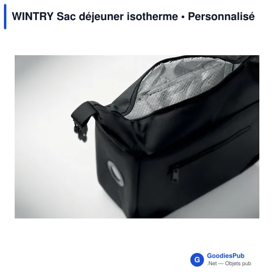 Sac isotherme personnalisable WINTRY avec logo - Image 2