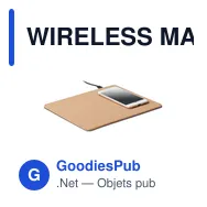 WIRELESS MATTY Tapis de souris chargeur liège - Miniature 3