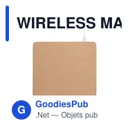 WIRELESS MATTY Tapis de souris chargeur liège - Miniature 4