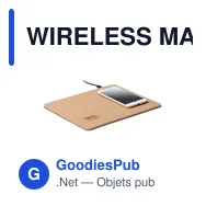 WIRELESS MATTY Tapis de souris chargeur liège - Miniature 5