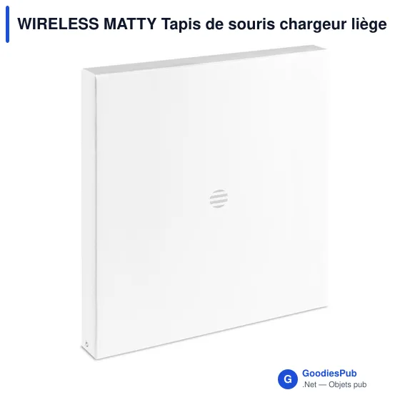 WIRELESS MATTY Tapis de souris chargeur liège - Image 7