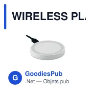WIRELESS PLATO Chargeur sans fil rond - Miniature 1