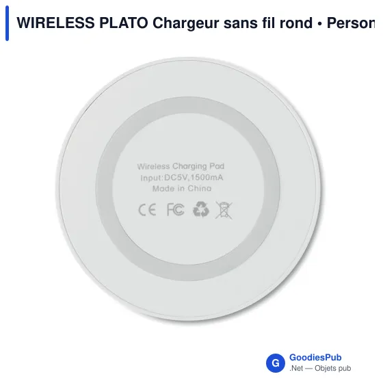 WIRELESS PLATO Chargeur sans fil rond - Image 2