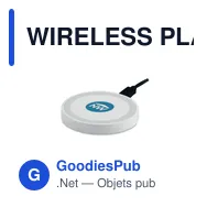 WIRELESS PLATO Chargeur sans fil rond - Miniature 6