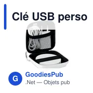 Clé USB personnalisable avec logo pour entreprises et événements - Miniature 1