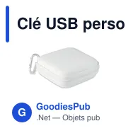 Clé USB personnalisable avec logo pour entreprises et événements - Miniature 3