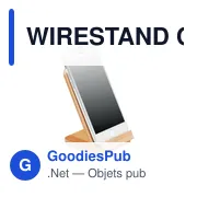 WIRESTAND Chargeur sans fil en bambou - Miniature 3