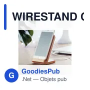 WIRESTAND Chargeur sans fil en bambou - Miniature 5