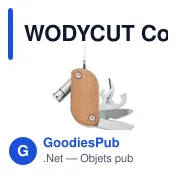 WODYCUT Couteau de poche multi-outils - Miniature 1